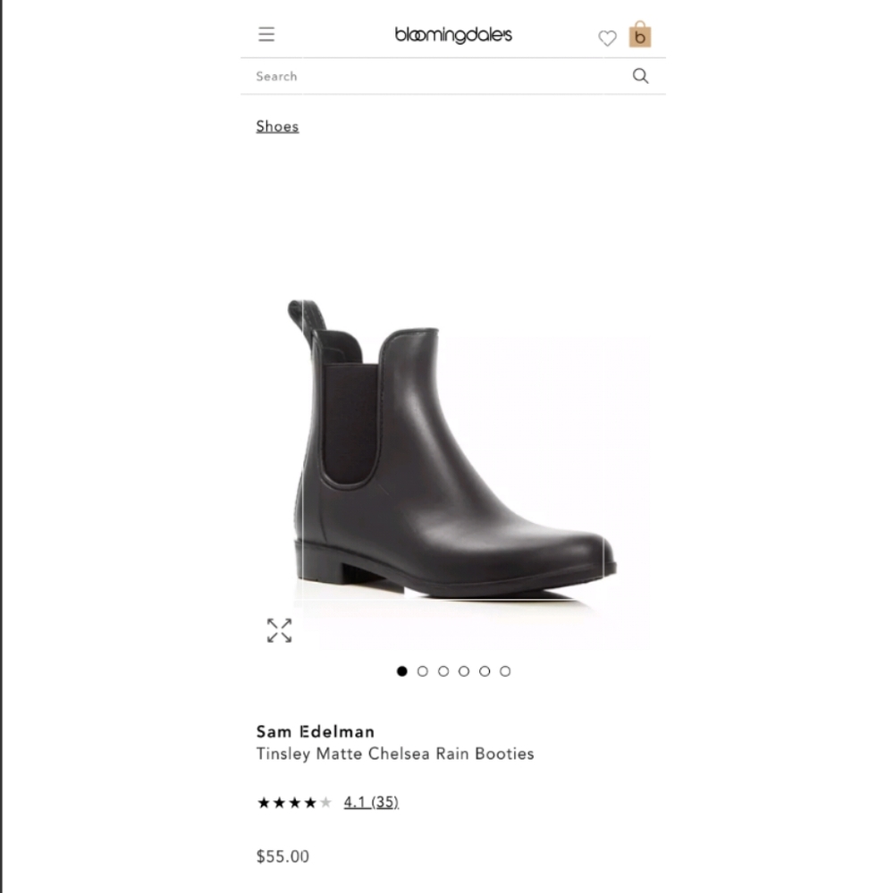 Sam Edelman Tinsley Matte Chelsea Rain Booties